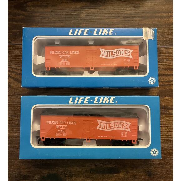 Vintage Life-Like HO SCALE Model Train Wilson Car Lines W.C.L.X. Reeper Car (2) - Picture 1 of 11
